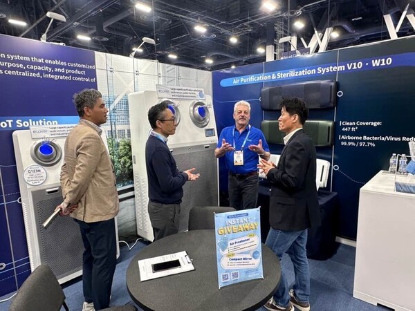 CES 2026 North Hall(노스홀) AI 전용관에 설치한 이지네트웍스 ‘에코버’ 부스 [사진 이지네트웍스]